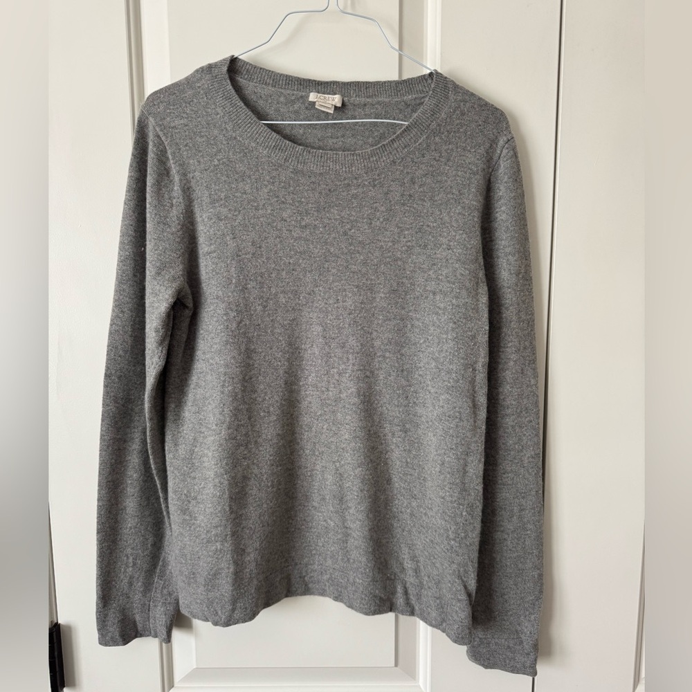 J. Crew Heather Gray Knit Top